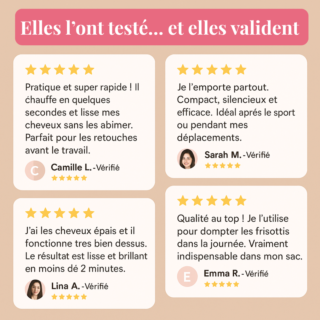 Lisseur Sans Fil Portable